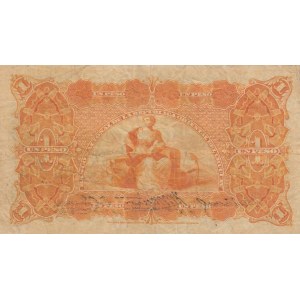 Uruguay, 1 Peso, 1887, XF, pA90