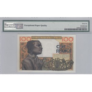 West African States, 100 Francs, 1959, UNC, p2b