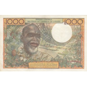 West African States, 1.000 Francs, 1959/1965, XF, p103Aj