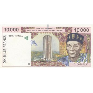 West African States, 10.00 Francs, 1999, UNC, p114Ah