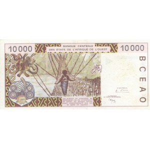 West African States, 10.00 Francs, 1999, UNC, p114Ah