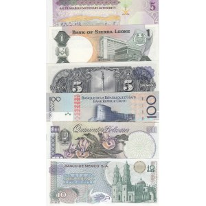 Mix Lot, UNC, (Total 6 banknotes)