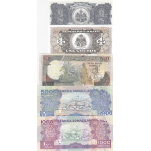 Mix Lot, 50-500-1000 Shilin, UNC, (Total 3 banknotes)