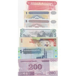 Mix Lot, 0, UNC, (Total 7 banknotes)