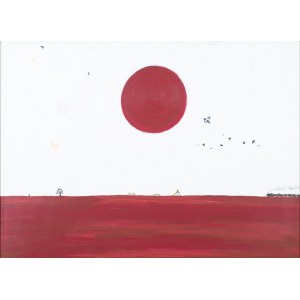 Fuji Ribeka, DEEP RED HORIZON, BRIGHT RED SUN, 2020