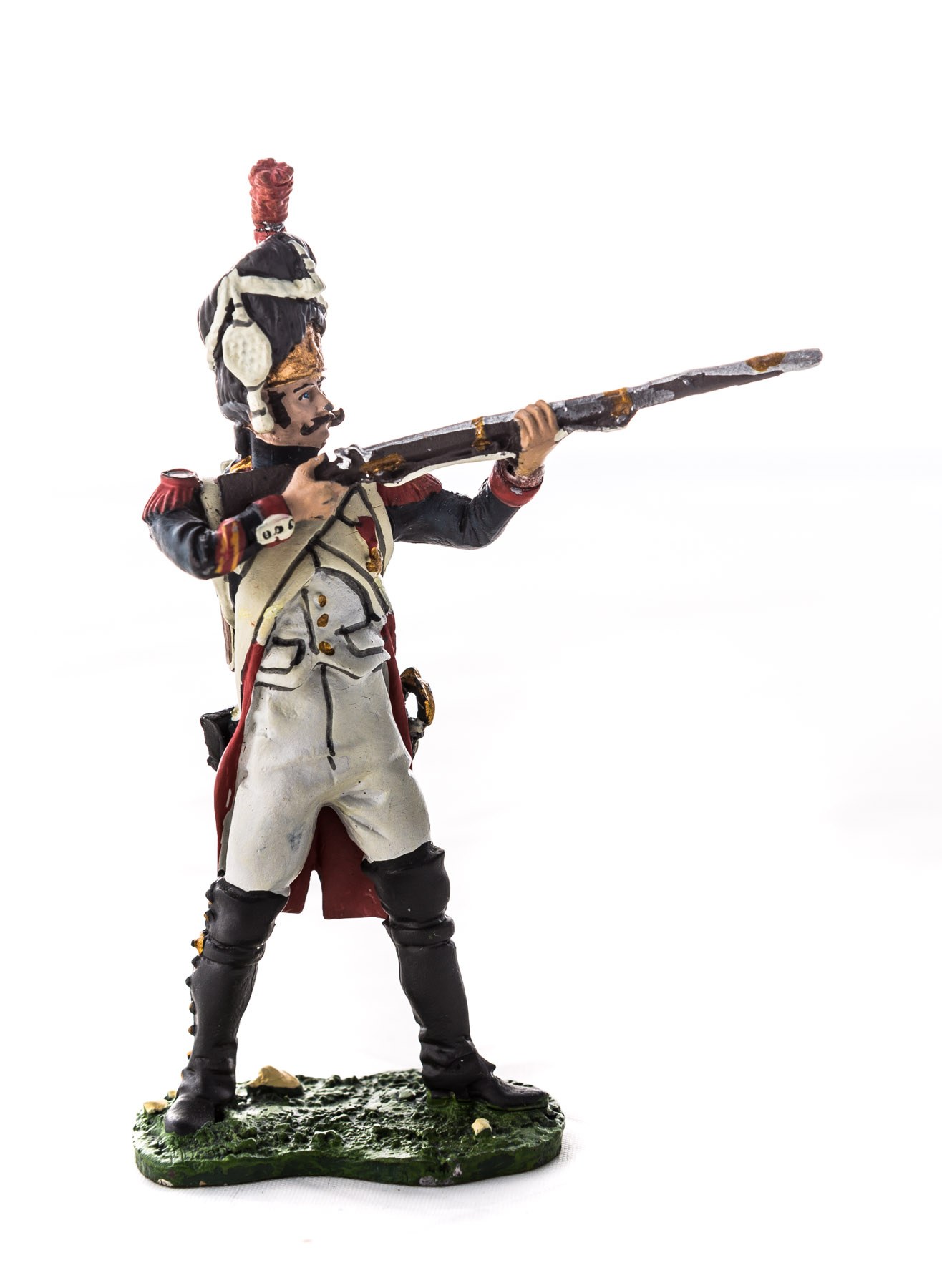 Figurine Starlux Grenadier Du 3e Régiment De La Garde - 1:32, Plomb Peint, Occasion