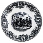 Zestaw sześciu talerzy ozdobnych o tematyce napoleońskiej 
