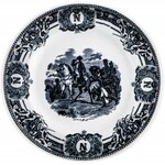 Zestaw sześciu talerzy ozdobnych o tematyce napoleońskiej 