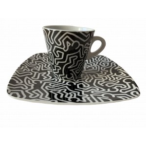 Filiżanka z talerzykiem, Keith Haring, Art Now Collection N 10