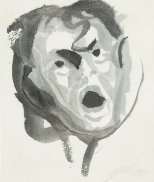Roman Opałka (1931 Abbeville-Saint-Lucien - 2011 Rzym), Bez tytułu, 1951 r.