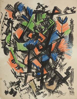 Werner Lange (1888-1955), Kompozycja, 1921 r.