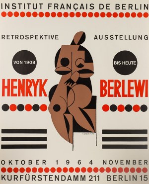 Henryk Berlewi (1894 Warszawa - 1967 Paryż), Henryk Berlewi, wystawa retrospektywna, 1964