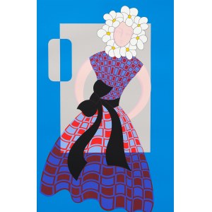 Victor Vasarely (1908 Pécs - 1997 Paryż), Flower girl, 1987 r.