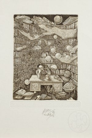 Henryk Fajlhauer (1942-1999), Bibliofil II, 1996 r.