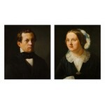 Jan MATEJKO (1838-1893), Para portretów - Paulina oraz Antoni Giebułtowscy (1858)