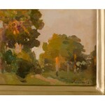 Iwan TRUSZ (1869-1940), Pejzaż z drzewami