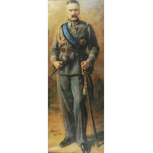 Malarz nieokreślony, Marszałek Piłsudski w gali