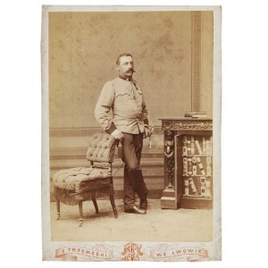 Edward TRZEMESKI (1843-1905), Portret oficera C.K. Armii, ok.1880