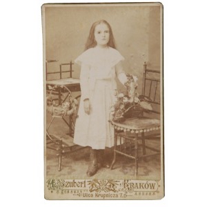 Awit SZUBERT (1837-1919), Portret dziewczynki, ok.1890