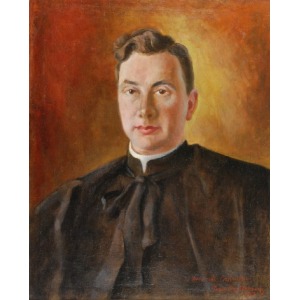 Zygmunt NARKIEWICZ (1889-1988), Portret księdza Stanisława Witkowskiego, 1947