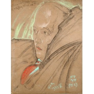 Stanisław Ignacy Witkiewicz (ur. 1885, Warszawa, zm. 1939, Jeziory), Portret pianisty Góreckiego, 1933