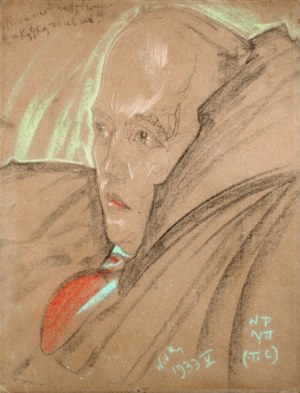 Stanisław Ignacy Witkiewicz (ur. 1885, Warszawa, zm. 1939, Jeziory), Portret pianisty Góreckiego, 1933