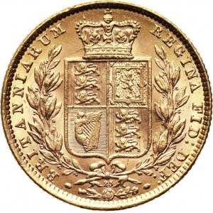 Great Britain, Victoria, Sovereign 1872, London, die number 23