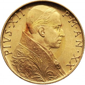 Vatican, Pius XII, 100 Lire 1958