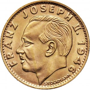 Liechtenstein, Franz Joseph II, 10 Francs 1946