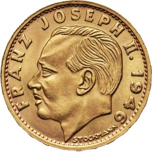 Liechtenstein, Franz Joseph II, 20 Francs 1946