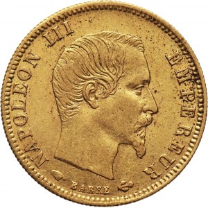 Francja, Napoleon III, 5 franków 1858 A, Paryż