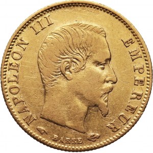 Francja, Napoleon III, 5 franków 1860 A, Paryż