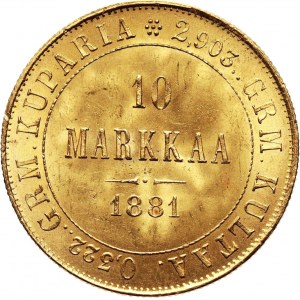 Finlandia, 10 marek 1881 S