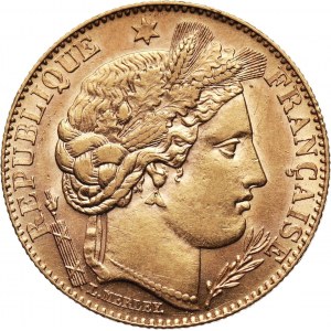 Francja, 10 franków 1896 A, Paryż