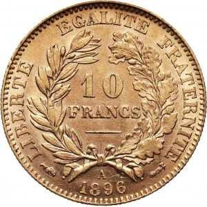 France, 10 Francs 1896 A, Paris