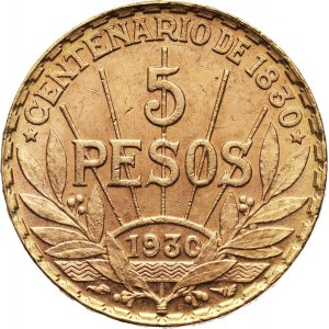 Uruguay, 5 Pesos 1930