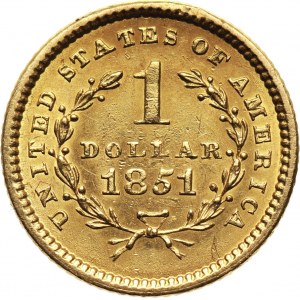 USA, Dollar 1851, Philadelphia