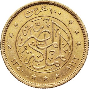 Egipt, Fuad I, 100 piastrów 1922