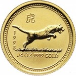 Australia, set of 3 gold coins from 1998, Year of the Tiger