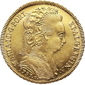 Brazil, Maria I, 6400 Reis 1797 R, Rio de Janeiro