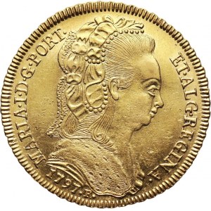 Brazylia, Maria I, 6400 Reis 1797 R, Rio de Janeiro
