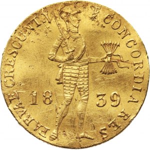 Netherlands, Wilhelm I, Ducat 1839, Utrecht