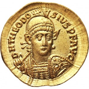 Roman Empire, Theodosius II 408-450, Solidus, Constantinople