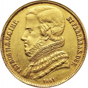 Brazylia, Piotr II, 20000 reis 1851