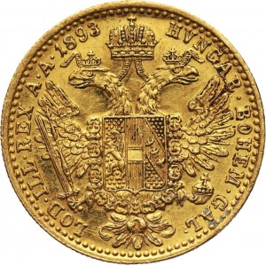 Austria, Franz Joseph I, Ducat 1893, Vienna