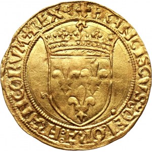 France, Francois I 1515-1547, Ecu d'or au soleil