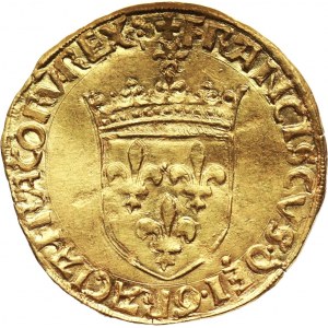 France, Francois I 1515-1547, Ecu d'or