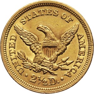 USA, 2 1/2 Dollars 1850, Philadelphia