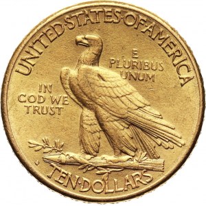 Stany Zjednoczone Ameryki, 10 dolarów 1913 S, San Francisco, Indianin