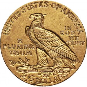 Stany Zjednoczone Ameryki, 2 1/2 dolara 1911, Filadelfia, Indianin